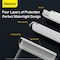 Baseus AquaGlide Waterproof Phone Case, IPX8 Certified 30M Waterproof Phone Pouch Waterproof Cell Phone Case Fit for Big Phones up to 7.2&quot; For iPhone 15 Pro Max/Plus/14/13/12/S24/S23 Ultra White
