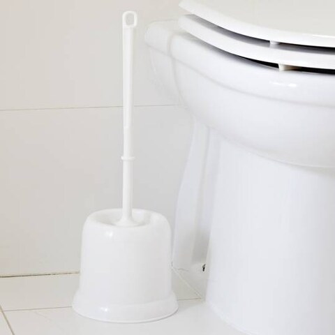 Addis Round Toilet Brush White