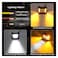 2 PCS 60W Cube Side Shooter Yellow-White LED Work Light, IP68 Waterproof Rating, Die-Cast Aluminum Housing Material, TBS LED CUBE 60W (White/Yellow)