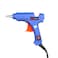 KKmoon-20W Hot Melt Glue Gun Hot Melt Glue Machine DIY Glue Gun with Switch Button Blue + 3Pcs 7mm Hot Melt Glue Bar