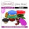 Feelings Glass Bowl Set With Lids Multicolour 5 PCS