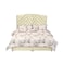 In House Oslo Velvet Bed Frame - Single - 200x90 cm - Beige