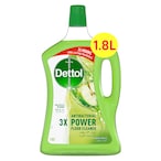 Buy Dettol 3x Power Antibacterial Floor Cleaner Green Apple 1.8L in UAE