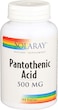 Solaray Pantothenic Acid 500 Mg 100 Vegcaps