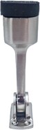 AL ARQAM Door Stoppers Rubber for Home with Screw Super Bullet, SS Finish