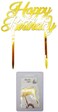 Generic "Party Fun" Beautiful 'Happy-Birthday' Cake Topper For Any Occasion (Pack Of 12 Units)