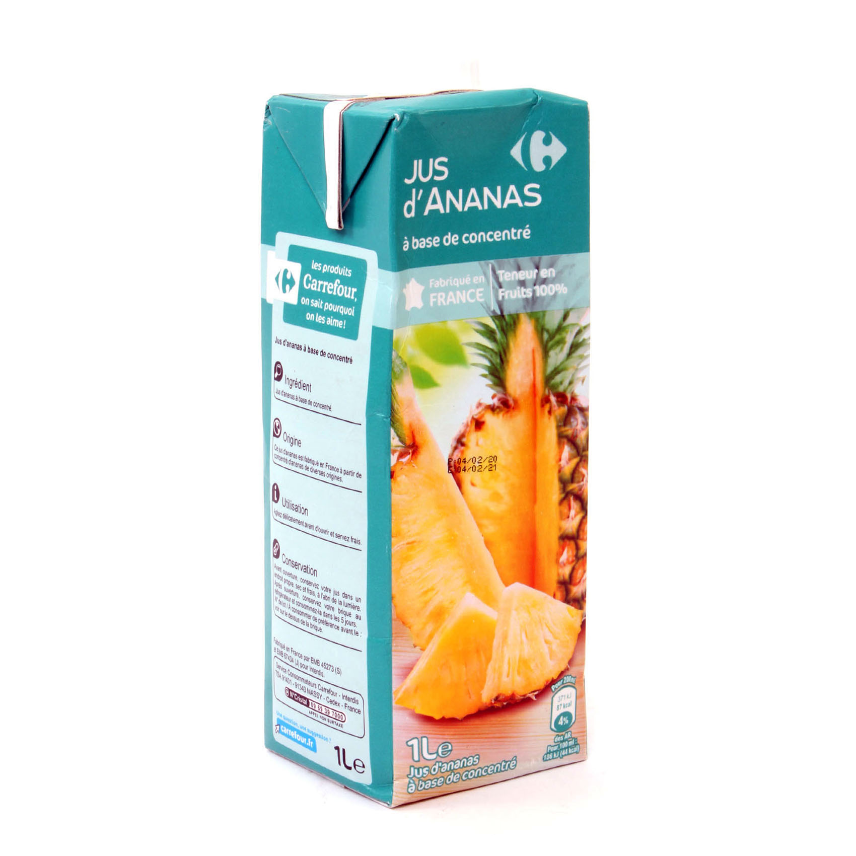 Carrefour Pineapple Juice 1L