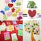 Generic Glitter Foam Sheet Sparkles Self Adhesive Sticky 30 X 20cm Back Paper 10-Pack For Children&#39;S Craft Activities Diy Cutters Art Assorted Colors