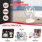 STARGOLD 12 Inch Rechargeable Table Fan With 4 SMD LED Light