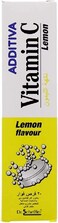 Additiva Vitamin C 1000mg Lemon Effervescent Tablets, 20's