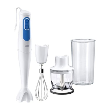 خلاط يدوي براون مالتي كويك 3 600 مل 700 واط - ابيض - MQ3025