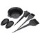 General - 5Pcs Hairdressing Brushes Bowl Combo Salon Hair Color Dye Tint Tool Set Kit