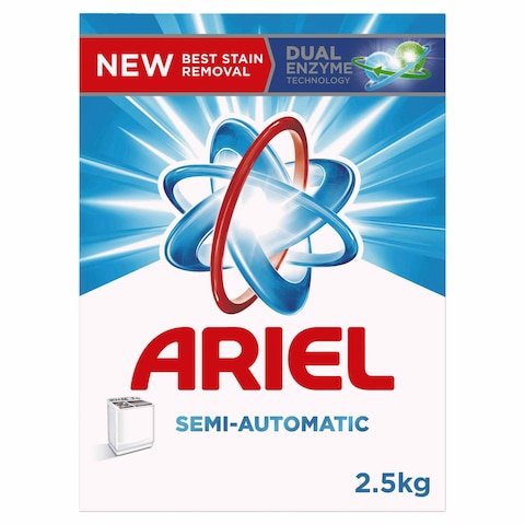 Ariel Laundry Powder Detergent Original Scent Suitable for Semi-Automatic Machines 2.5kg