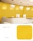 RBWTOYS Solid Color Wallmate For Home, Office etc.,  RW-18809  Yellow