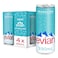 evian Sparkling Carbonated Natural Mineral Water 330ml Pack of 4