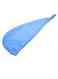 Generic Hair Drying Shower Wrap Towel Blue 66 X 22Centimeter