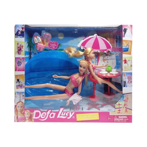 Defa Lucy Swimming Time Two Dolls with Accessories