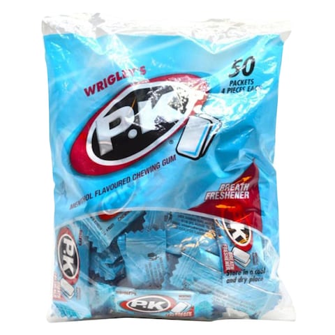 Wrigley&#39;s PK Menthol Flavoured Chewing Gum 280g