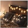Doreen 138 LED Star Curtain String Lights, Window Curtain String Light Moon Star String Light USB Plug for Ramadan Wedding Party Home Garden Bedroom Outdoor Indoor Wall Decorations (Warm White)