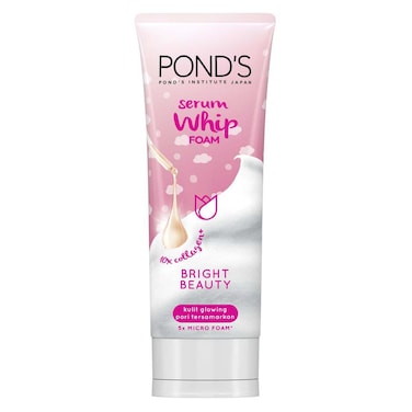 Pond&#39;s Serum Whip Foam Bright Beauty White 100g
