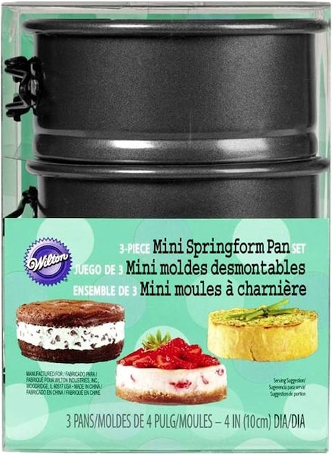Wilton Mini Springform Pan Set, 3 Pieces