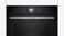 Bosch Series 8 Built-In Oven 60 x 60cm, Home Connect For Remote Monitoring And Control Via App, 4D Hot Air, TFT Touch Display Plus, HBG756CB1M, Black