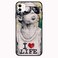 Theodor - Apple iPhone 12 Mini 5.4 inch Case L Love Life Flexible Silicone
