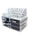 4-Drawer Cosmetic And Jewellery Storage Organizer Clear