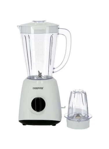 خلاط متعدد الوظائف 2 في 1 يعمل بقدرة 400 وات GSB44027 أبيض/ شفاف/ أسود