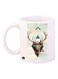 Bp Deer Printed Mug White/Beige/Brown Standard Size