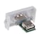 USB Module 25mm x 50mm White Adapter faceplate for Integrated Multimedia Wall plate - faceplate DKURVE&reg;