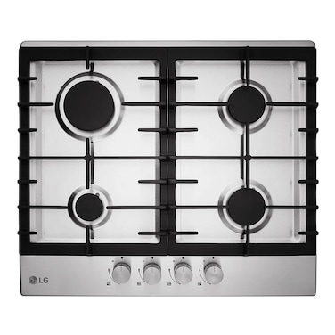 LG 4 Burners Built-in Gas Hob HU641BBG Silver 60cm