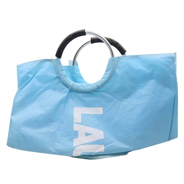 LINEN LAUNDRY BASKET 40X60CM A1080