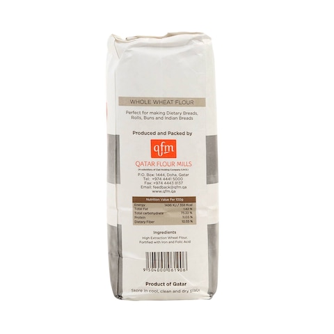 Qfm Whole Wheat Flour Flour No.3, 1kg