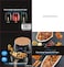 Generic Silver Crest Multifunctional Digital Touch Air Fryer 6L, 2400W, Black