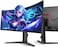 Koorui 21:9 WQHD 3440 * 1440 4K HDR 400 34 Inch 1800R Curved Gaming Monitor, 165Hz Mprt 1MS (AMD Freesync Premium Nvidia G-Sync) HDMI DP 90% DCI-P3 OSD Roker Computer Gamer Monitors