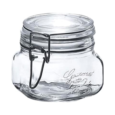 Borgonovo Glass Jar - 500ml - Clear