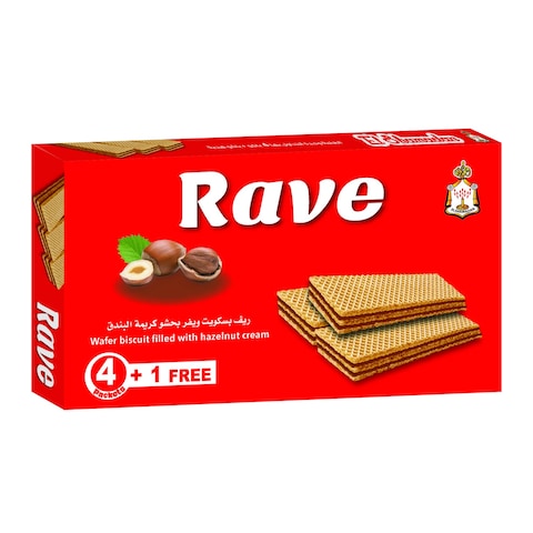 Rave Wafer Hazelnut Cream 4+1
