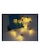 Generic - 10 Led Pineapple Style String Light Yellow 1.5Meter