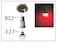 Lavish B22 Bayonet To E27 Screw Base LED Light Bulb Adapter Holder, Fireproof Socket Converter (3-Pack)