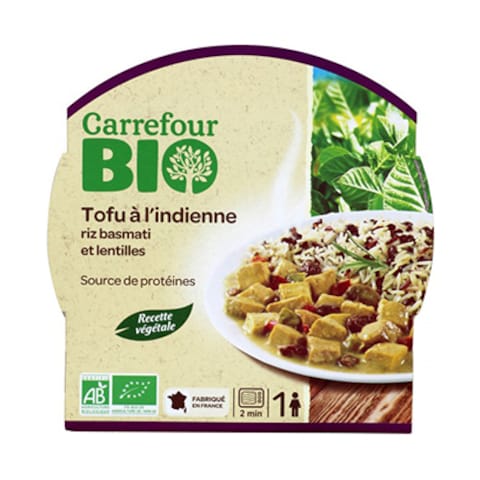 Carrefour Bio Tofu A L&#39;Indienne 300GR