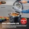 Instant 13-IN-1 Duo Crisp with Ultimate Lid Pressure cooker, air fryer, slow cooker, steamer, saut&eacute; pan, food warmer, roaster, mini oven, broiler, dehydrator, yogurt maker 6.2L INP-140-0063-01-GC