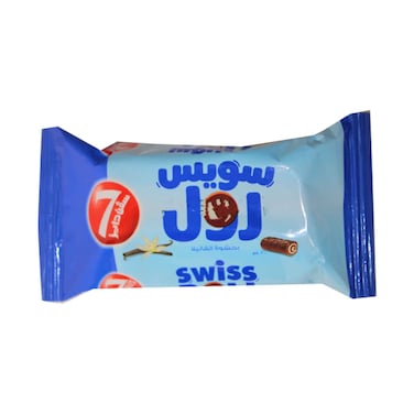 سفن دايز سويس رول بحشوة الفانيليا 20 جرام