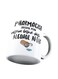 muGGyz Trash Girl Printed Ceramic Coffee Mug White