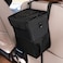 Generic-Car Trash Can Automotive Garbage Can with Lid Foldable Vehicle Trash Bin Container with Storage Pockets Waterproof &amp; Leakproof Black