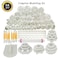 KKmoon-68pcs Cake Mold Set Plunger Fondant Cutter Cakes Biscute Cooking Molds for Cake Biscutes Decorating Tools Kit