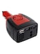 DLC - Car USB Mobile Charger Black/Red