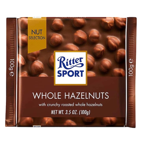 Ritter Sport Whole Hazelnut Chocolate100G