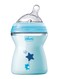 Chicco Natural Feeling Color Angled Feeding Bottle Blue 250ml