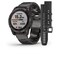 Garmin Fenix 7 - Sapphire Solar Edition Carbon Grey DLC Titanium With Carbon Grey DLC Vented Titanium Band (Includes Silicone Band) Smartwatch, 47mm, 010-02540-39
